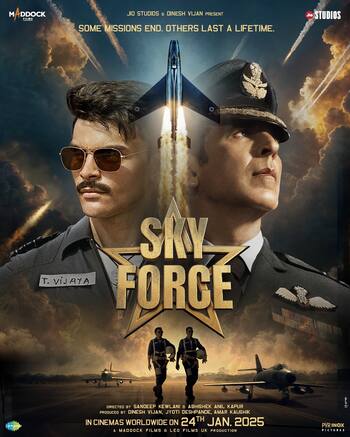 Download Sky Force 2025 Hindi Movie WEB HDRip 1080p 720p 480p HEVC